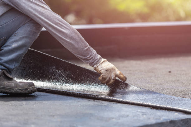 Professional Emergency Waterproofing technician working in Hamburg, MI